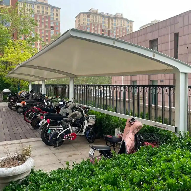 盘锦膜结构电动车棚